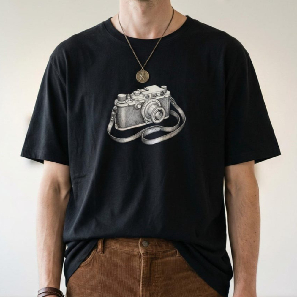 Photography Graphic Design - เสื้อเชิ้ตลายกล้องวินเทจ เสื้อยืดลายกล้อง ของขวัญสำหรับช่างภาพ เสื้อถ่ายภาพวินเทจ เสื้อยืดลายกราฟิกดีไซน์เรโทร ฮาราจูกุ