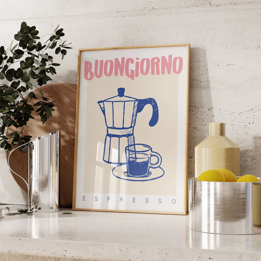 Photography Coffee - โมเดิร์นกาแฟ Espresso Wall Art พิมพ์อินเทรนด์ Retro