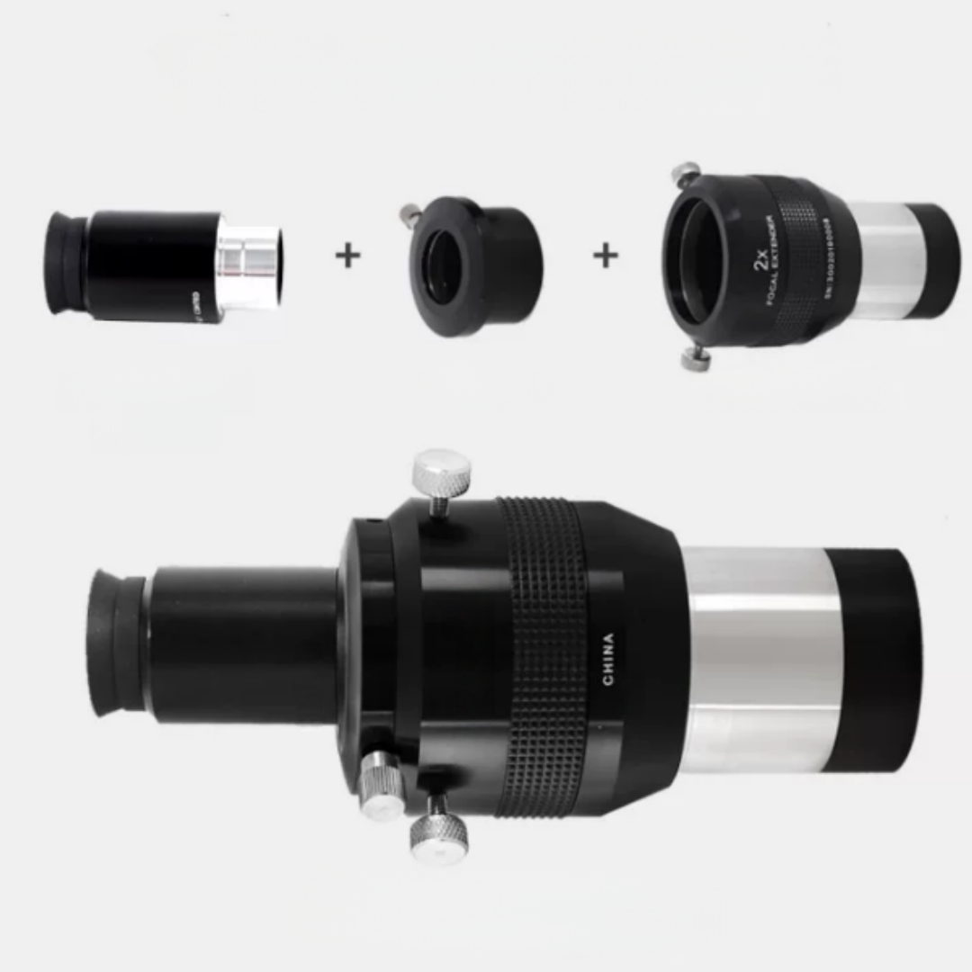 Photography Hd - 2X อะโปโครมาติก 1.25 นิ้วเลนส์บาร์โลว์สำหรับกล้องโทรทรรศน์ HD ตัวเครื่องโลหะอุปกรณ์เสริมกล้องโทรทรรศน์ดาราศาสตร์การถ่ายภาพความละเอียดสูง