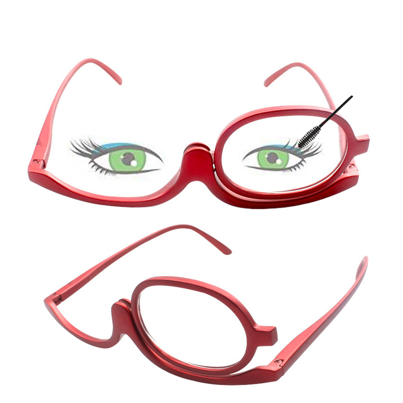 Eye Piece Magnifier - แว่นขยายสำหรับผู้หญิง แว่นอ่านหนังสือแบบพับได้ แว่นแต่งหน้า ไดออปเตอร์ +1.0 +1.5