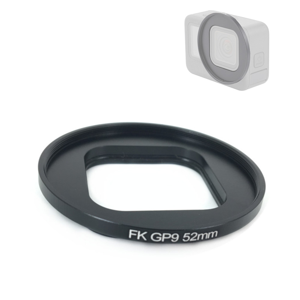 Gopro Action Camera Hero 13 Black - 52 มม.เลนส์กรองอะแดปเตอร์แหวนสําหรับสีดํา GoPro Hero 9 10