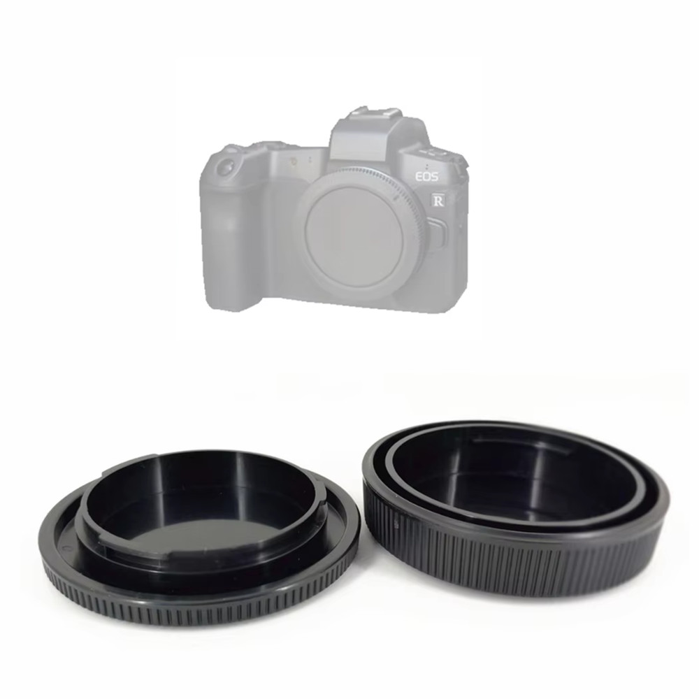 Photography Zone System - ฝาปิดกันฝุ่นเลนส์ด้านหลัง RF + ฝาครอบตัวกล้องด้านหน้าสำหรับกล้อง Canon EOS