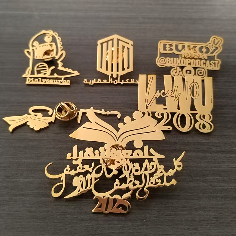 Photography Logo - ส่วนบุคคลที่กําหนดเองโลโก้บริษัทภาพวาดภาพเข็มกลัด Laple Pins แฟชั่นสแตนเลสการปรับแต่ง COLLAR PIN