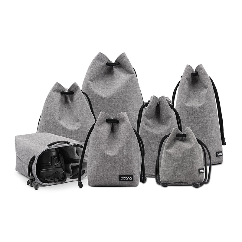 Photography Zone System - กระเป๋ากล้อง SLR ดิจิทัลกระเป๋าใส่เลนส์สำหรับถ่ายภาพกระเป๋าเก็บกล้องกันน้ำกระเป๋าหูรูดเย็บสำหรับ Canon Nikon SONY
