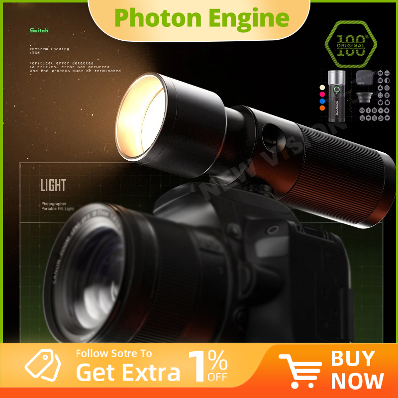 Photography And Videography - ไฟฉายวิดีโอ SIDANDE ปรับซูมได้ ใช้สำหรับถ่ายภาพ ถ่ายวิดีโอ ไฟเติมแสง