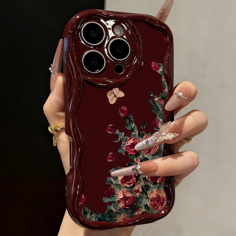 Photography Hobby - เคสโทรศัพท์ลายดอกไม้สไตล์ภาพวาดสีน้ำมันย้อนยุค สำหรับ iPhone 17 16 14