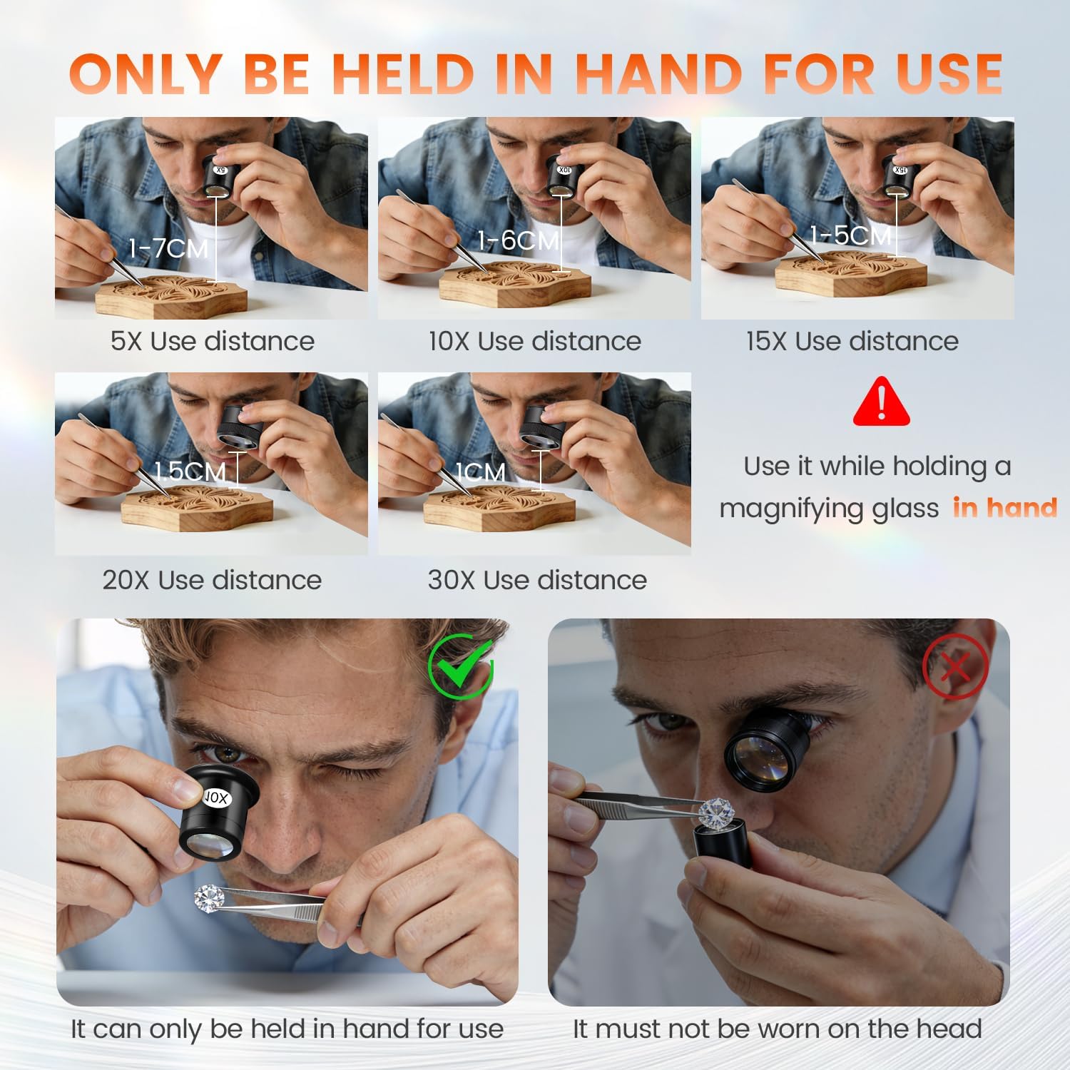 ชุดแว่นขยายสำหรับช่างอัญมณี 5  - Eye Piece Magnifier บทวิจารณ์และราคา