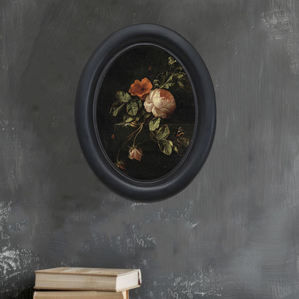 งานศิลปะตกแต่งผนังรูปดอกโบตั๋น - Photography Dark บทวิจารณ์และราคา