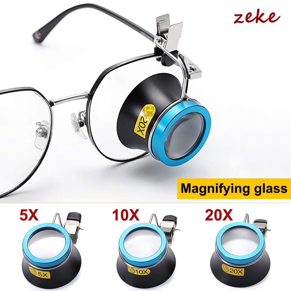 แว่นขยายแบบหนีบ 20X 10X 5X เลน - Eye Piece Magnifier บทวิจารณ์และราคา