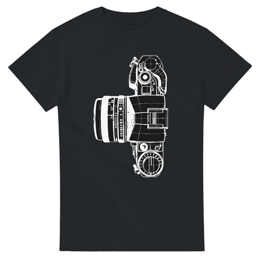 เสื้อยืดลายกล้องวินเทจ ของขวัญ - Photography Graphic Design บทวิจารณ์และราคา
