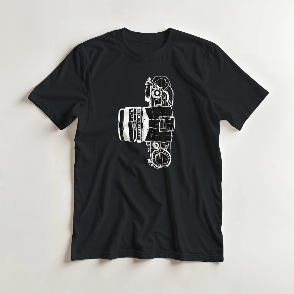 เสื้อยืดลายกล้องวินเทจ ของขวัญ - Photography Graphic Design บทวิจารณ์และราคา