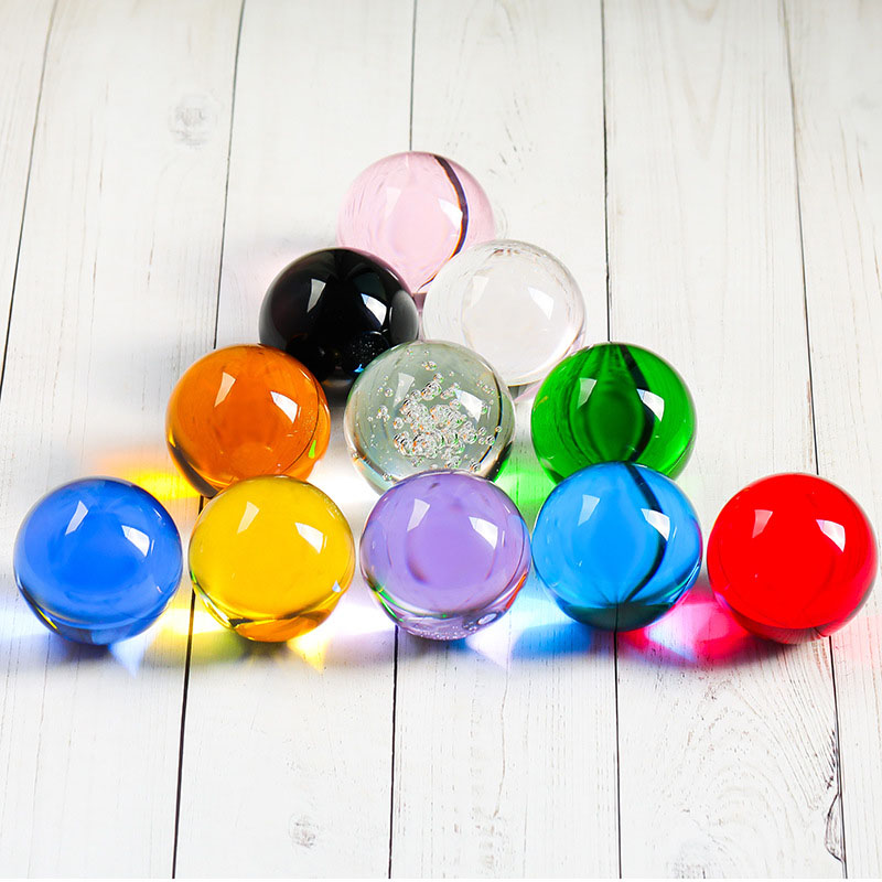 10 สี 30 มม.โคมระย้าเลนส์แก้วค - Lens Ball Crystal บทวิจารณ์และราคา