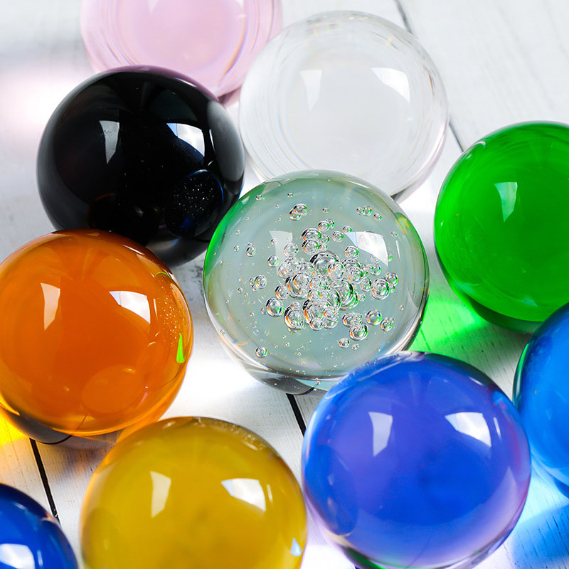 10 สี 30 มม.โคมระย้าเลนส์แก้วค - Lens Ball Crystal บทวิจารณ์และราคา