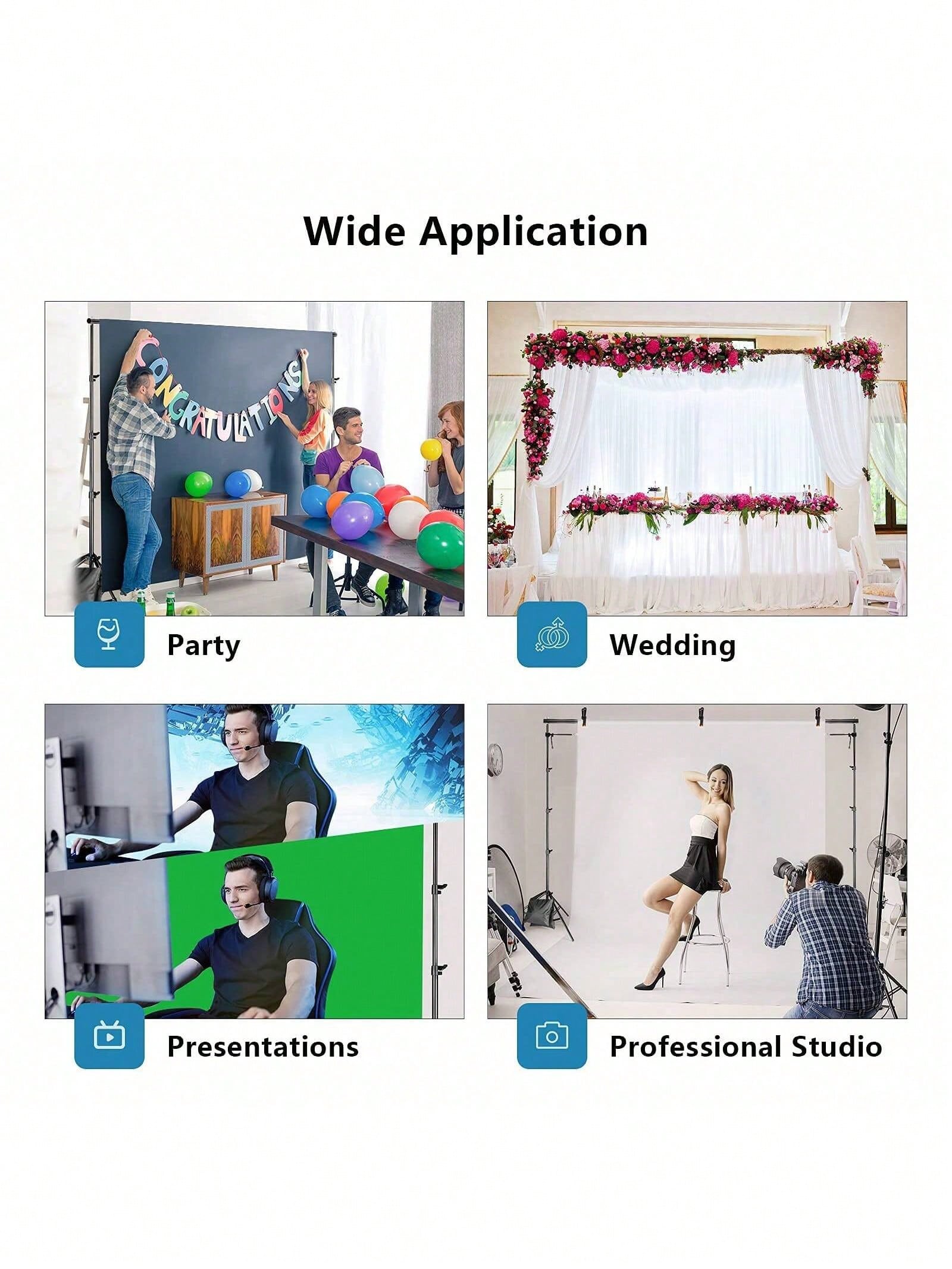 ขาตั้งฉากหลังสำหรับมืออาชีพ โค - Photography Website บทวิจารณ์และราคา