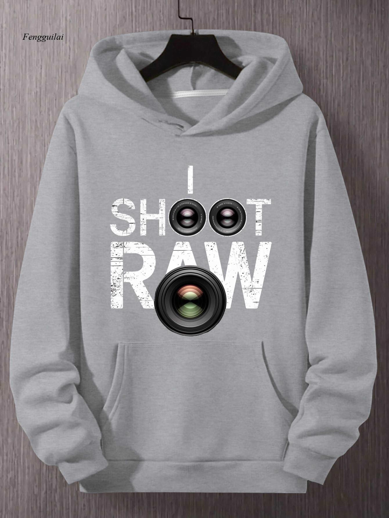 เสื้อฮู้ด Shoot Raw Photograph - Photography Graphic Design บทวิจารณ์และราคา
