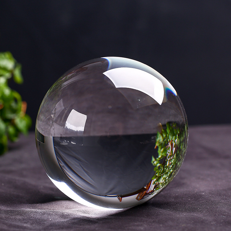 ลูกแก้วคริสตัลใสทรงกลมขนาด 30  - Lens Ball Crystal บทวิจารณ์และราคา
