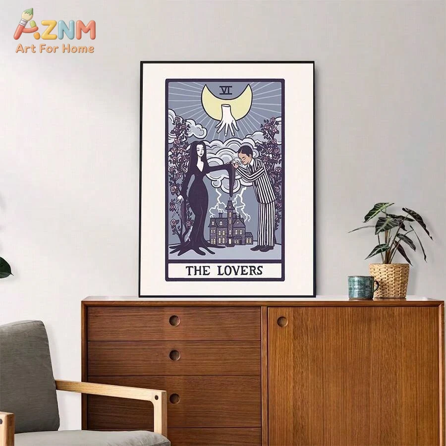 AZNM ไพ่ทาโรต์คู่รัก ภาพพิมพ์บ - Photography Dark บทวิจารณ์และราคา