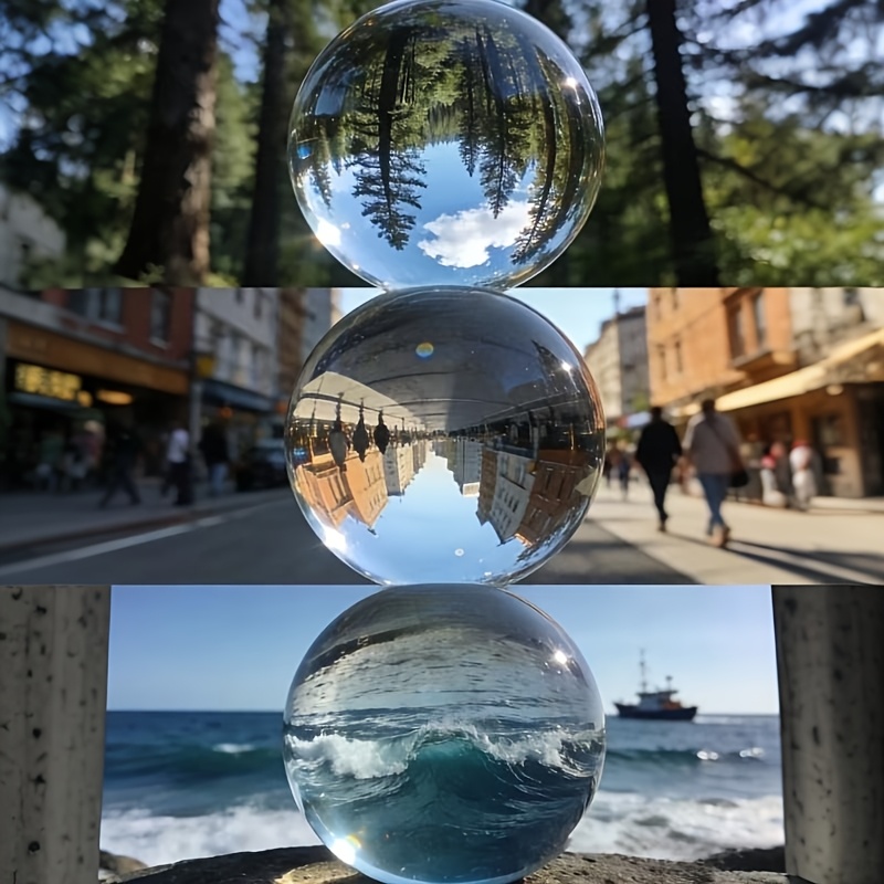 ลูกบอลคริสตัลใสสำหรับการถ่ายภา - Lens Ball Crystal บทวิจารณ์และราคา