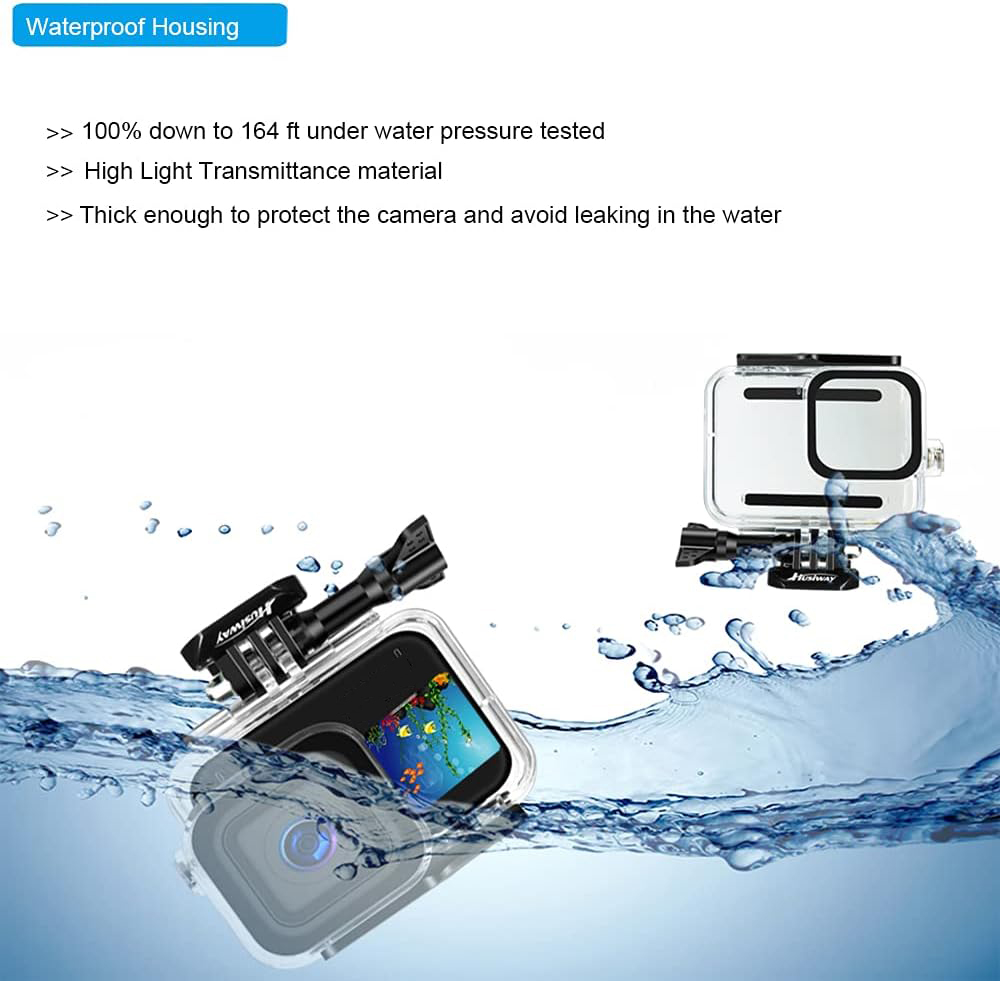 ชุดอุปกรณ์เสริม BoBidee สำหรับ - Gopro Action Camera Hero 13 Black บทวิจารณ์และราคา