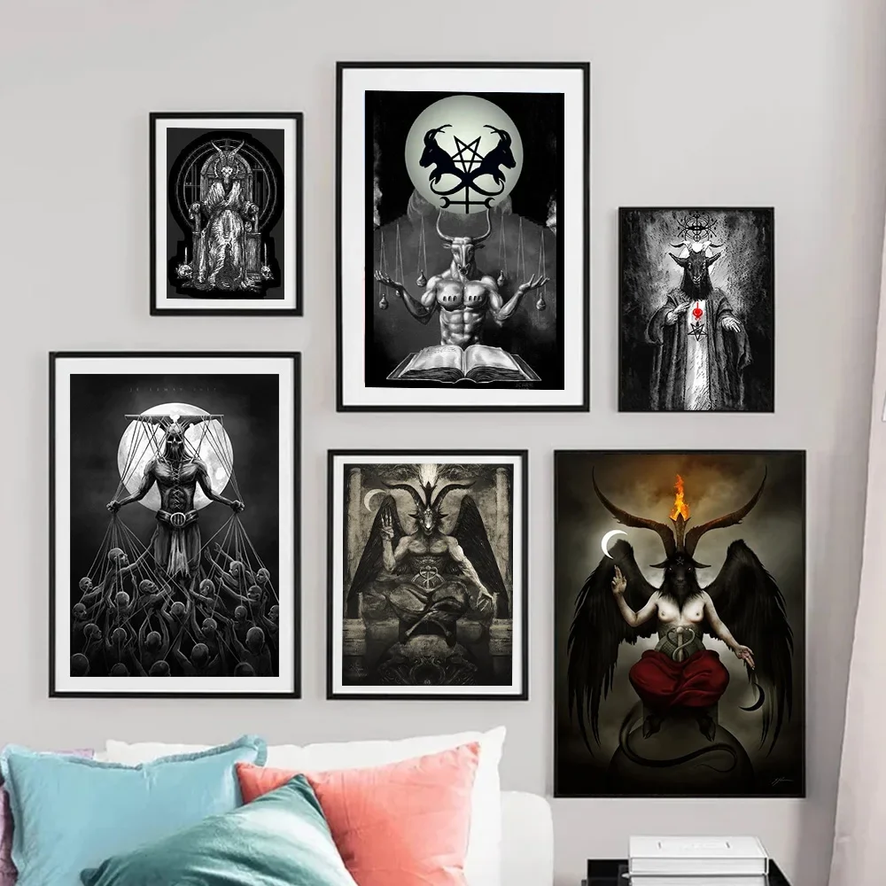 Dark Academia Art Baphomet แกะ - Photography Dark บทวิจารณ์และราคา