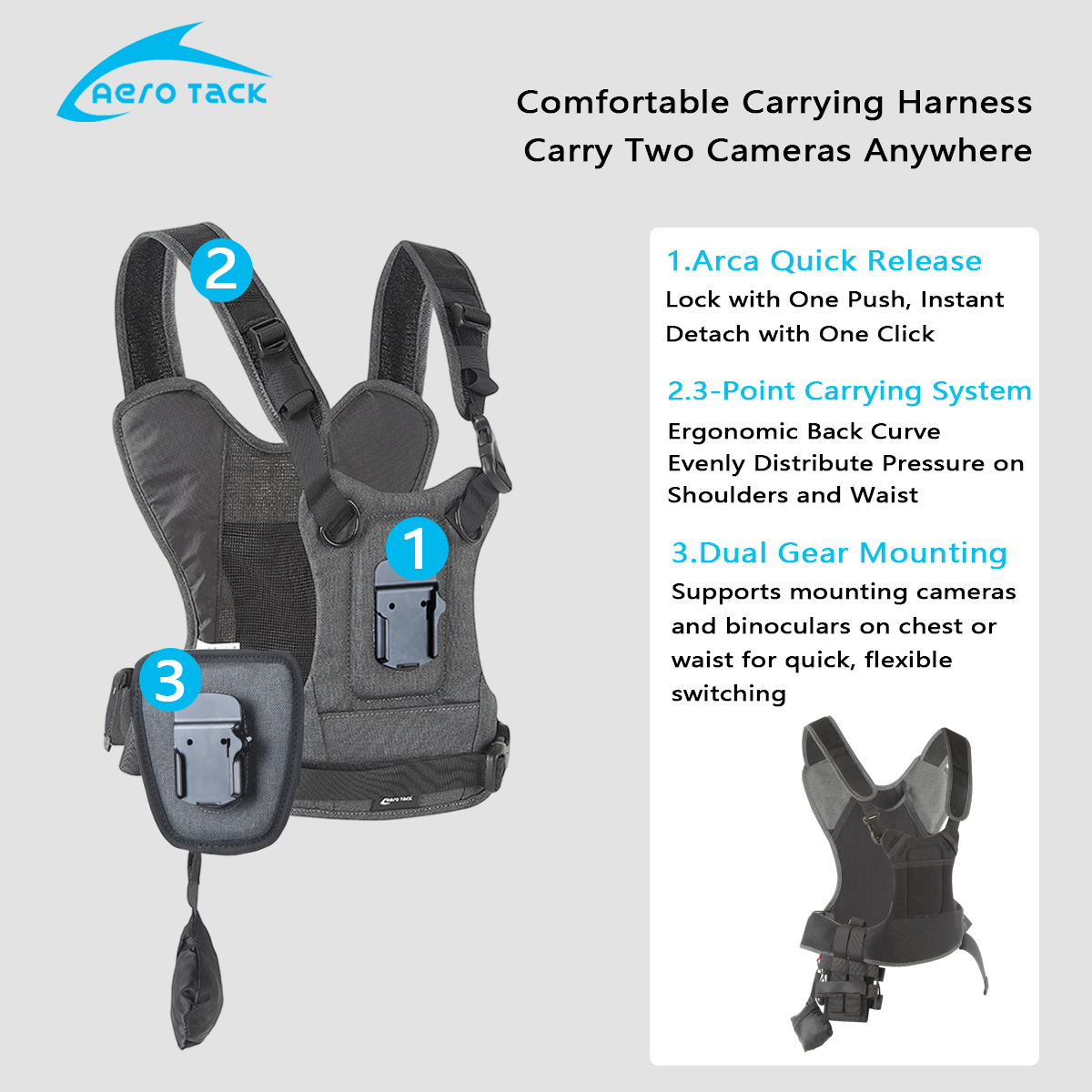 สายคล้องกล้อง Aero Tack G3, สา - Photography Zone System บทวิจารณ์และราคา