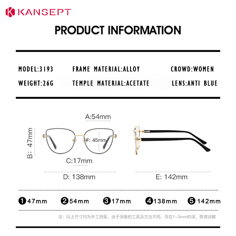 KANSEPT แว่นสายตาสั้น แว่นตาผู - Eye Piece Magnifier บทวิจารณ์และราคา