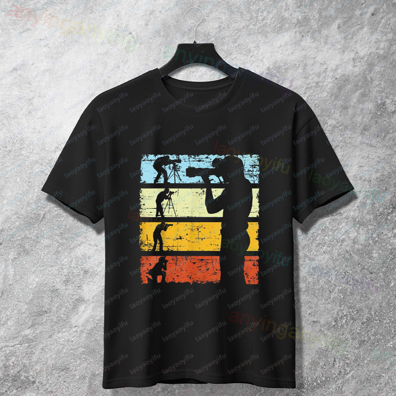 เสื้อยืดลายกราฟิกดีไซน์กล้องแล - Photography Graphic Design บทวิจารณ์และราคา
