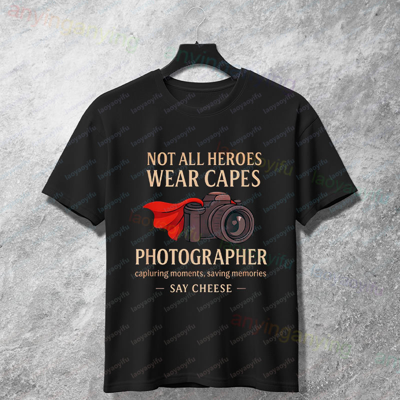 เสื้อยืดลายกราฟิกดีไซน์กล้องแล - Photography Graphic Design บทวิจารณ์และราคา