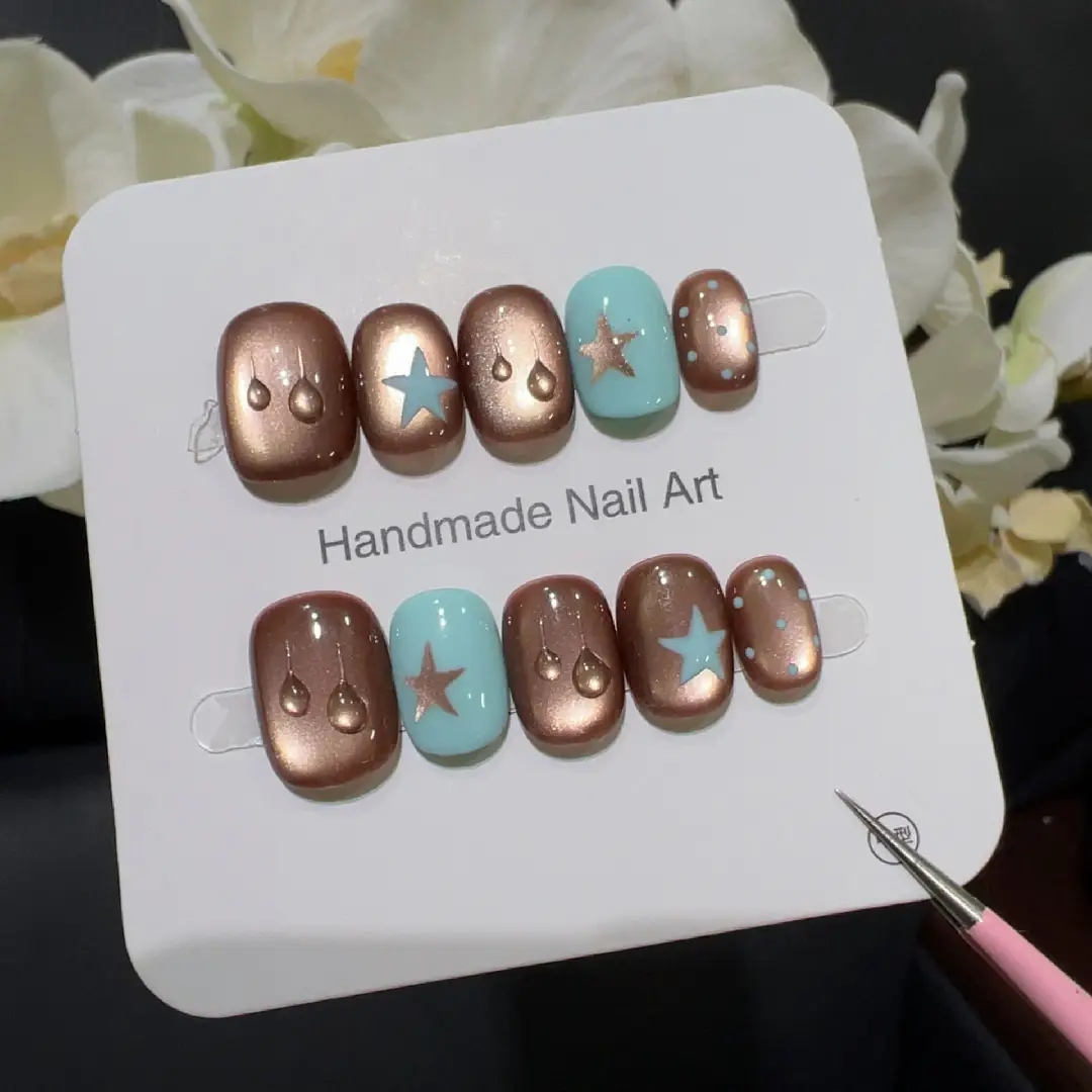 เล็บปลอมปลายฝรั่งเศสทำมือ 10 ช - Photography Dark บทวิจารณ์และราคา