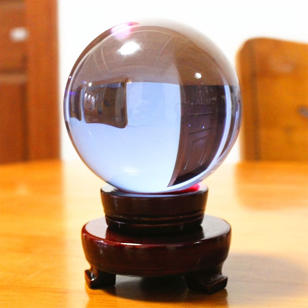 ลูกแก้วคริสตัลทรงกลมใสพิเศษ เร - Lens Ball Crystal บทวิจารณ์และราคา