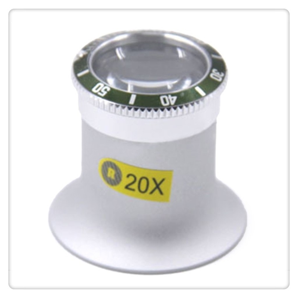 3X/4X/5X/10X/15X/20X ซ่อมนาฬิก - Eye Piece Magnifier บทวิจารณ์และราคา