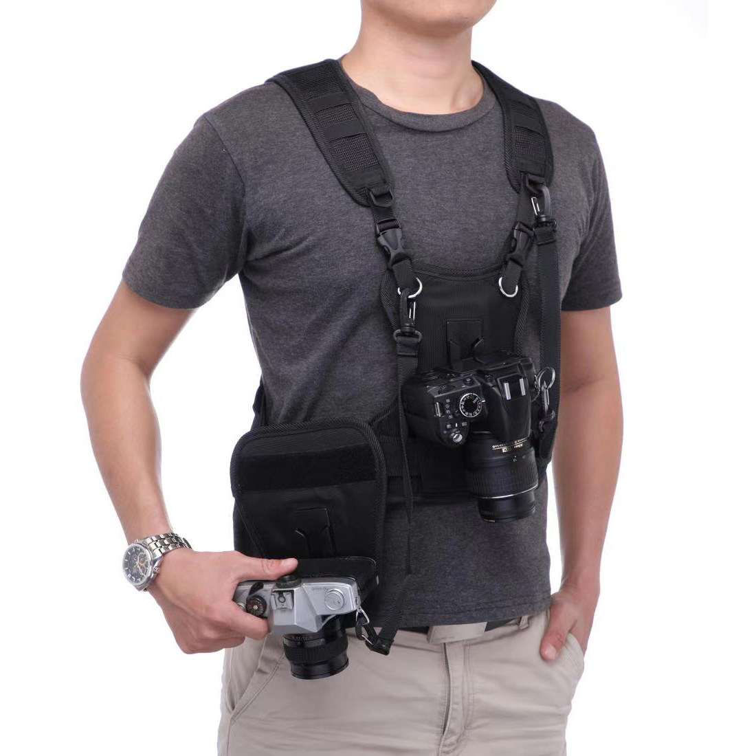 กระเป๋าถือ2 DSLRกล้องสายคล้องไ - Photography Zone System บทวิจารณ์และราคา
