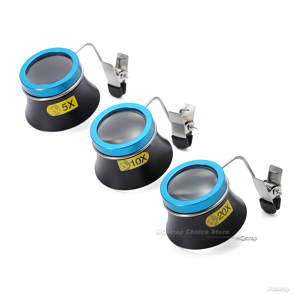 แว่นขยายแบบหนีบ 5X 10X 20X เลน - Eye Piece Magnifier บทวิจารณ์และราคา