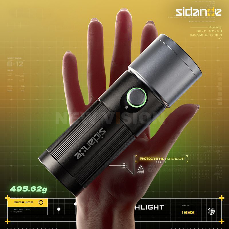 ไฟฉายวิดีโอ SIDANDE ปรับซูมได้ - Photography And Videography บทวิจารณ์และราคา