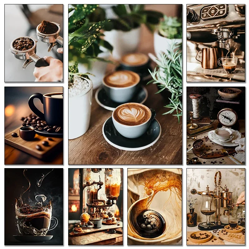 โปสเตอร์ภาพวาดบนผ้าใบลายกาแฟวิ - Photography Coffee บทวิจารณ์และราคา