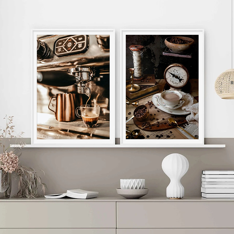 โปสเตอร์ภาพวาดบนผ้าใบลายกาแฟวิ - Photography Coffee บทวิจารณ์และราคา