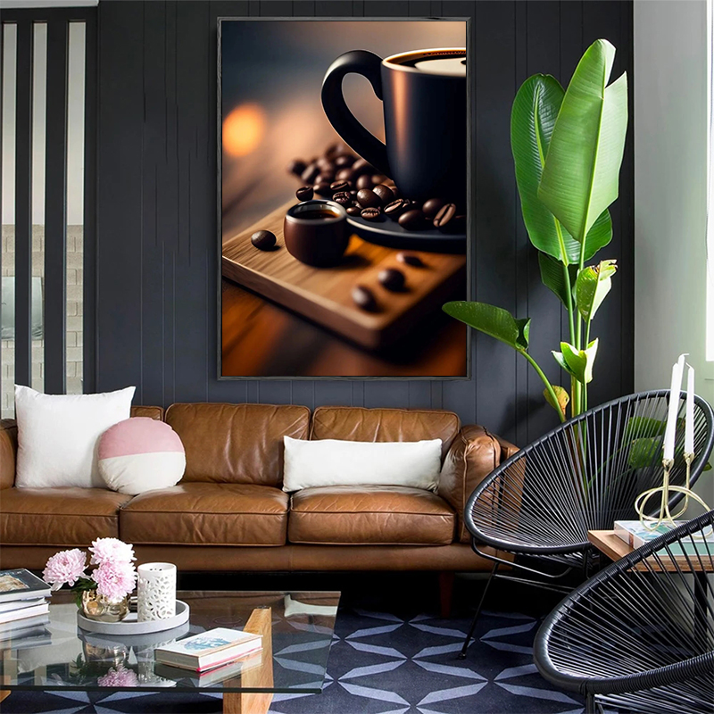 โปสเตอร์ภาพวาดบนผ้าใบลายกาแฟวิ - Photography Coffee บทวิจารณ์และราคา