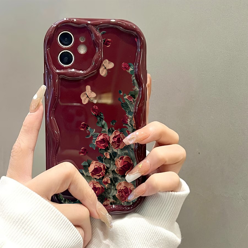 เคสโทรศัพท์ลายดอกไม้สไตล์ภาพวา - Photography Hobby บทวิจารณ์และราคา
